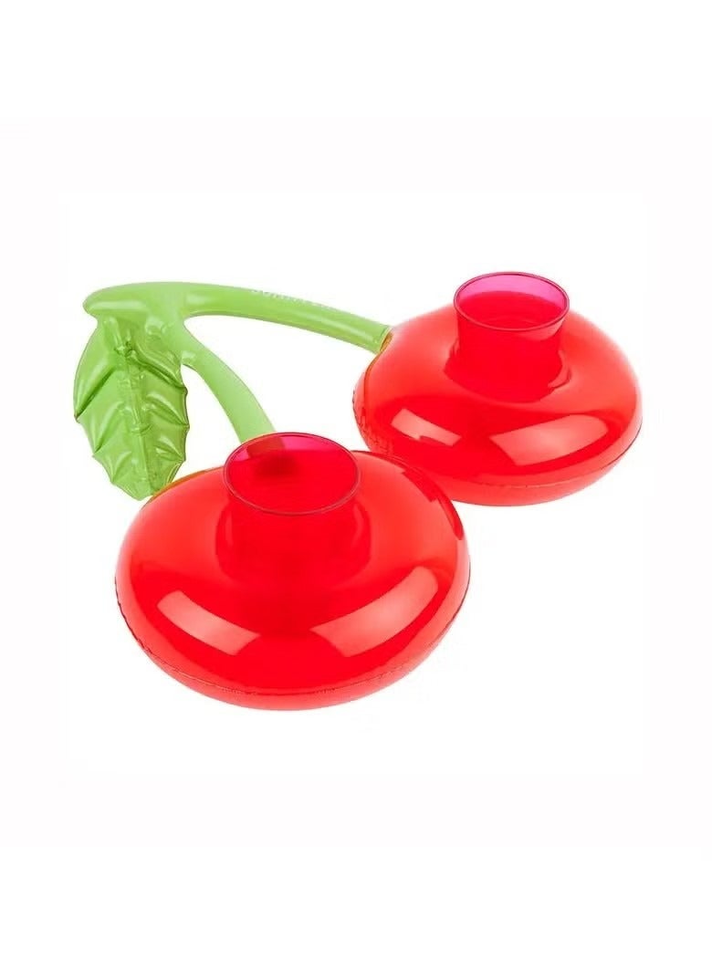 1pcs Inflatable Cherry Drink Holder: Perfect Pool Party Toy for Summer Swimming Pool Decoration! - Image 4