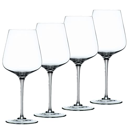 Nachtmann ViNova Collection Red Wine Magnum Glass Set of 4 23Ounces Bordeaux Wine Glasses Long Stemmed Large Made of Clear Crystal Glass Dishwasher Safe - Image 1