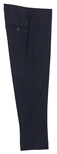 Gioberti Boys Flat Front Dress Pants, Navy, 8 - Image 4