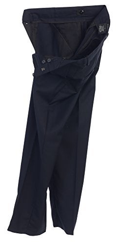 Gioberti Boys Flat Front Dress Pants, Navy, 8 - Image 5