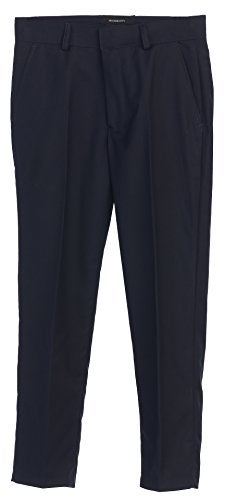 Gioberti Boys Flat Front Dress Pants, Navy, 8 - Image 3