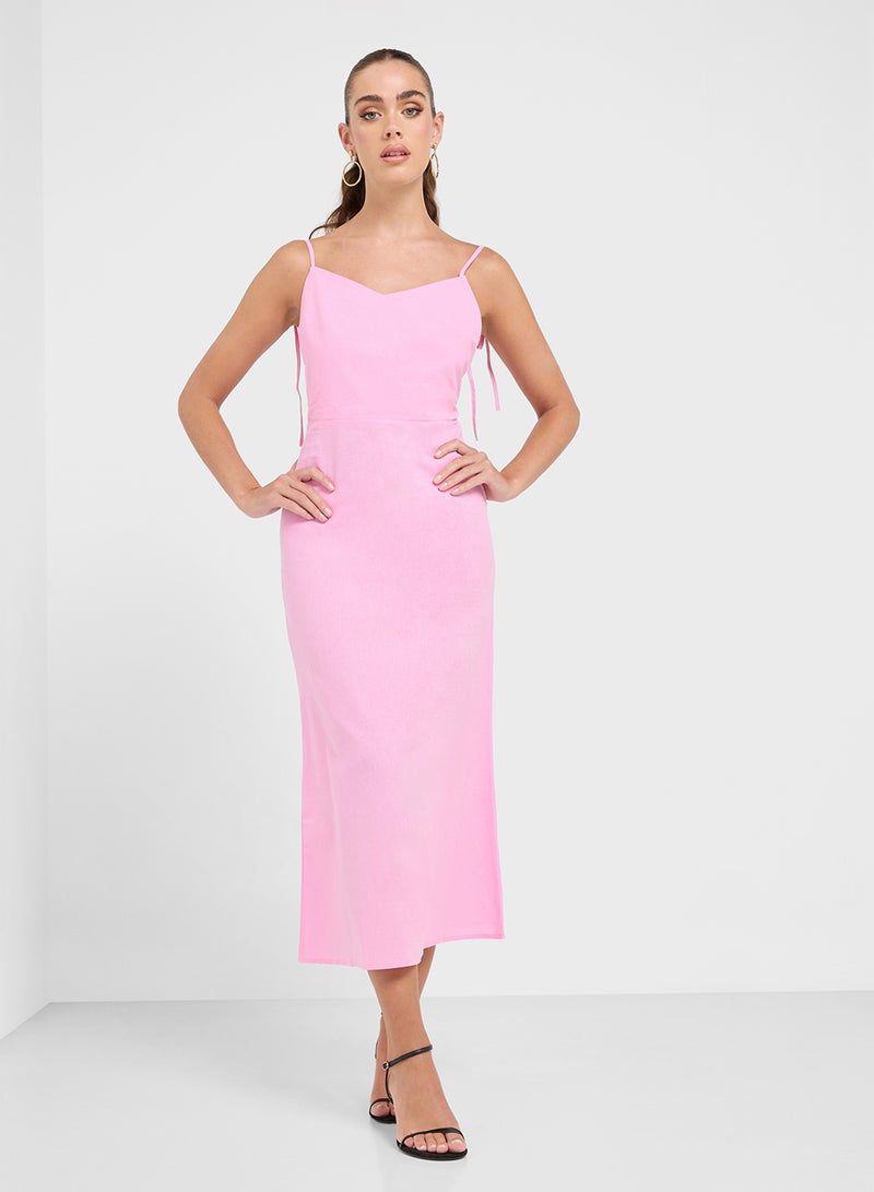 Ginger Spaghetti Strap Midi Dress - Image 4