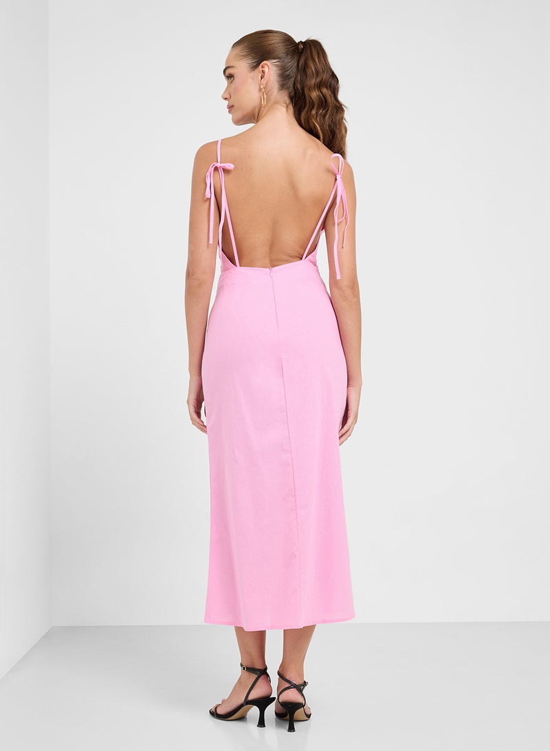 Ginger Spaghetti Strap Midi Dress - Image 2