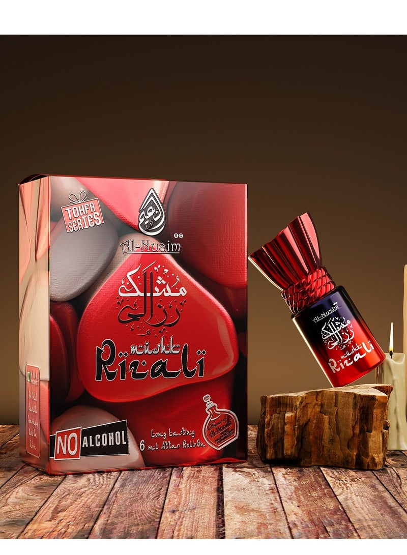 أل نواعم عطر رول اون من مجموعة تحفة النعيم للرجال والنساء - 6 مل | عطر خالٍ من الكحول | عطر يدوم طويلاً - Image 2