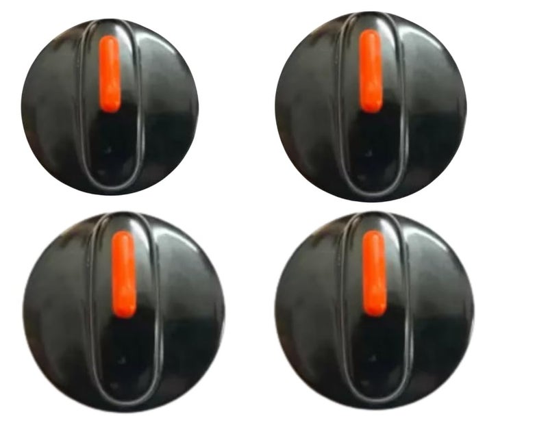 SUN FLASH مقبض موقد الغاز 4 قطع - رمز الطراز 148 متوافق مع بريستيج، باترفلاي، أusha، سوريا، صن فليم، سوبر فليم موقد الغاز، والمزيد (عبوة من 4 رمز الطراز 08) - Image 1