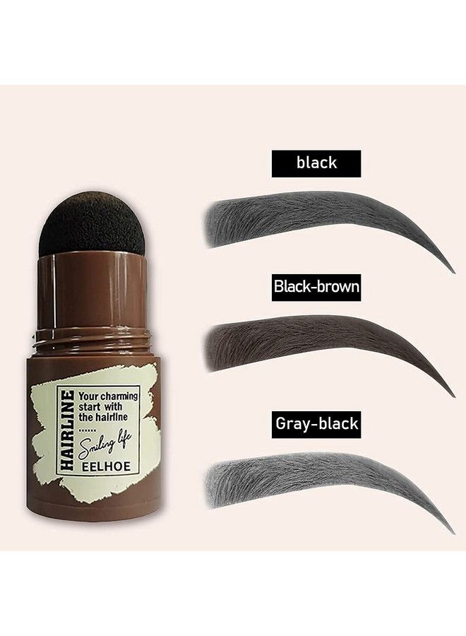 My Colors Eyebrow Stamp Stencil Kit Brow Stamp And Shaping Kithairline Powderone Step Brow Stamp Makeup Powder With 6 Reusable Eyebrow Stencil For Perfect Brows Longlasting Waterproof (Brown)  - Image 3