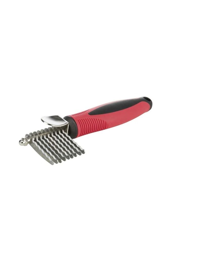 Trixie Plastic Metal Fur Detangler Serrated Edge - Image 3