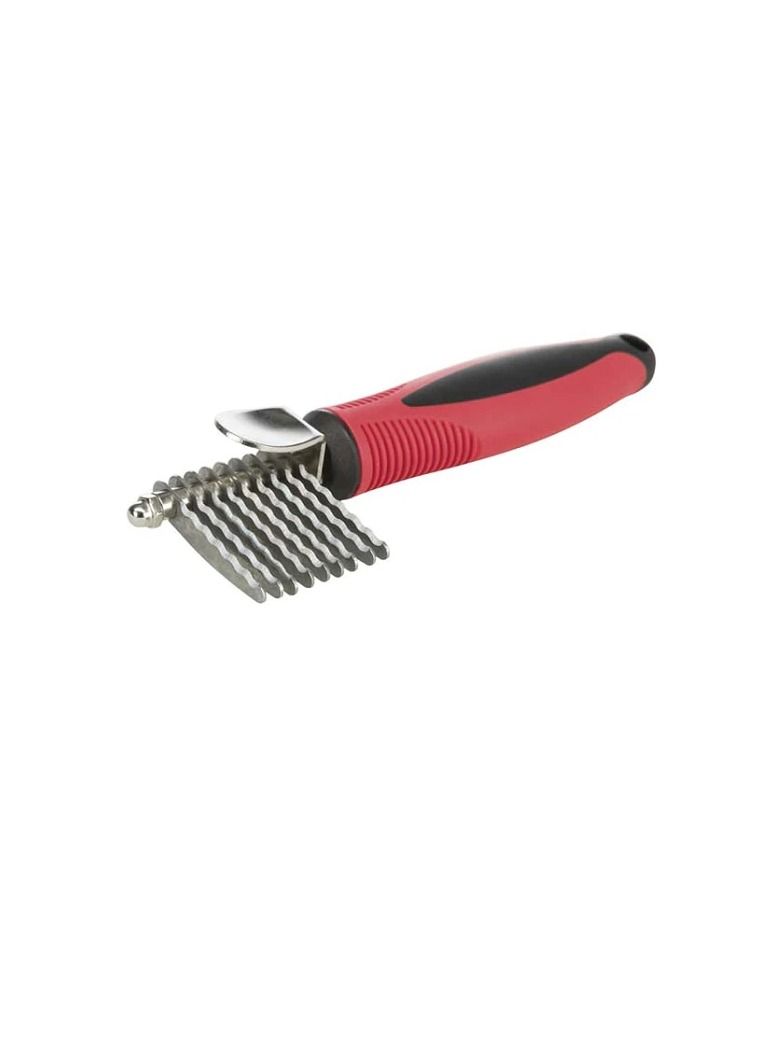 Trixie Plastic Metal Fur Detangler Serrated Edge - Image 1