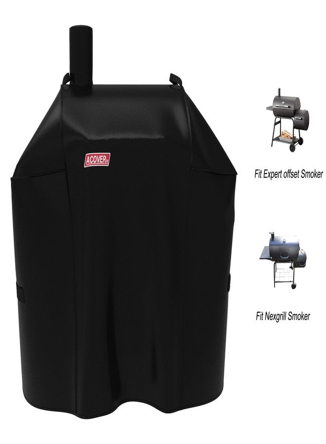 acoveritt Expert Grill Offset Smoker Cover, Waterproof Grill Cover, 56.5 inch Black - Image 2