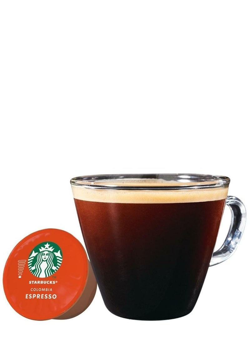 Starbucks Nescafe Dolce Gusto Espresso Single Origin Coffee Colombia 12 Capsules 66g - Image 4