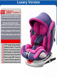 ZCM-HAPPY Car Child Safety Seat with 360° Rotating Feature With Universal Compatibility and Premium Accessories  - Image 2