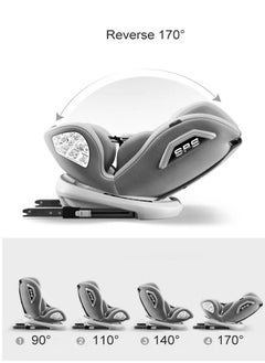 ZCM-HAPPY Car Child Safety Seat with 360° Rotating Feature With Universal Compatibility and Premium Accessories  - Image 3