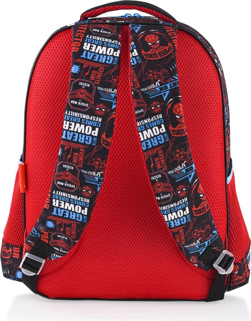سبايدر مان Primary School Bag Salto Web Slinging Time, Lunch Box and Pencil Case