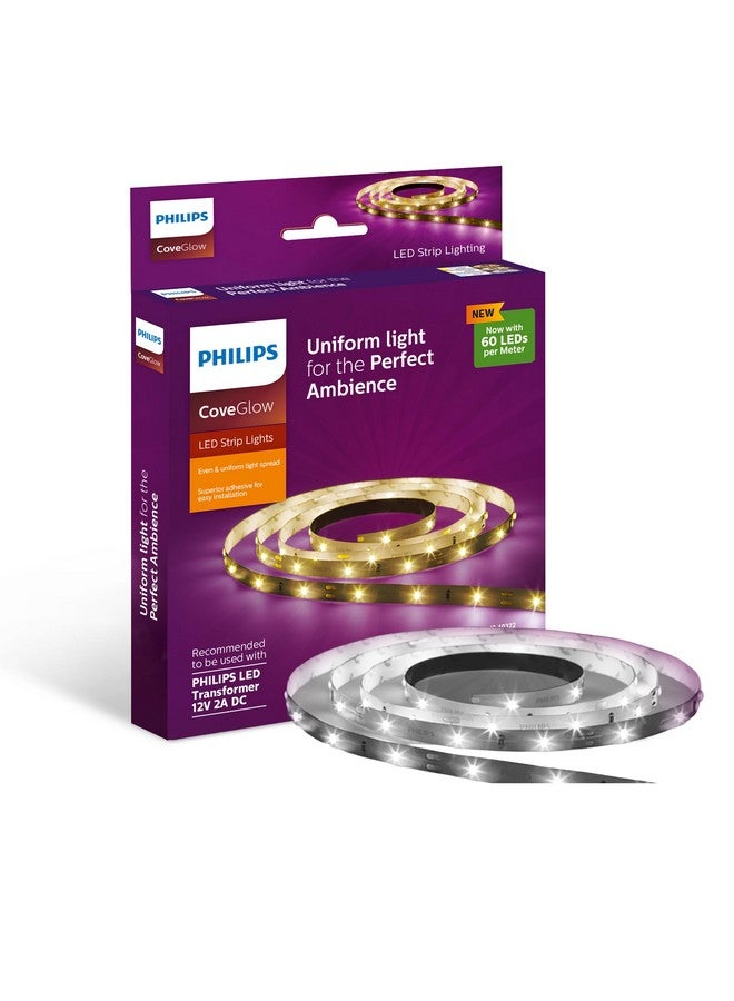 PHILIPS LED Cove Light for Ceiling | 5-Meter LED Strip Light for Home Decoration | CoveGlow, Cool Day Light | Pack of 6 (Driver Required Separately) - Image 2