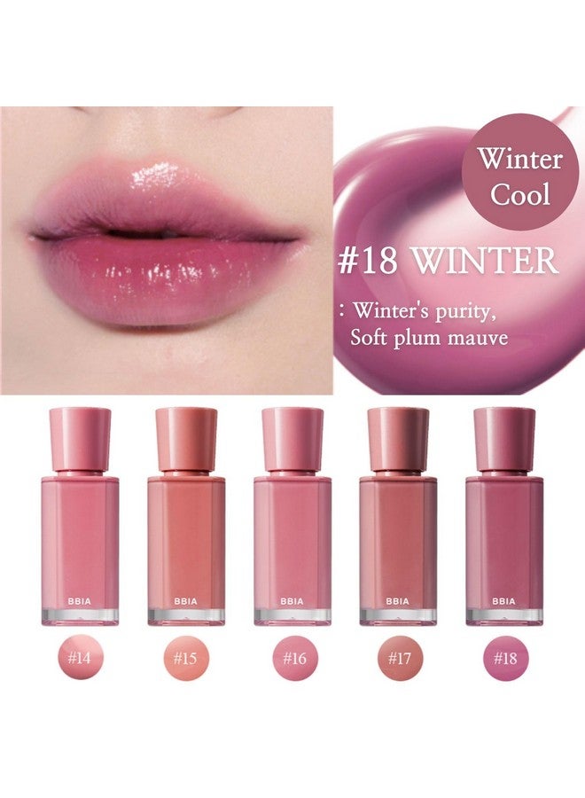 BBI@ BBIA BBIA Glow Lip Tint - Lip Plumping, Volumizing Glossy & Glowy Lip Stain Naturally Moisturizing Comfortable Texture Lightweight Long-Lasting Vivid Color Non-Sticky Non-Dry Korean (18 WINTER, Pack of 1) - Image 4