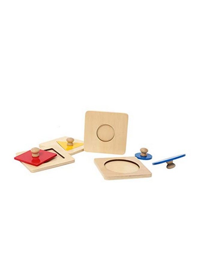 ألعاب مونتيسوري للأطفال - ألغاز ملونة بأشكال متعددة للأطفال من 6 إلى 12 شهرًا و1 و2 و3 سنوات (4 قطع) - Image 5