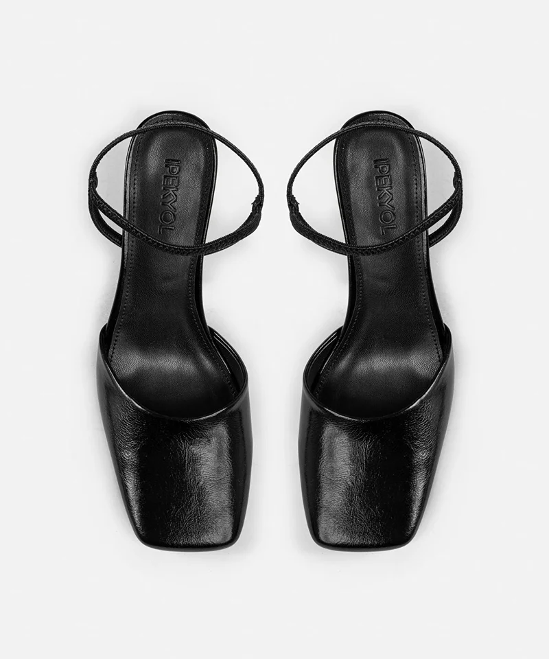 Ipekyol  Leather-Effect Shoes with Block Heels for Women | Best Price UAE