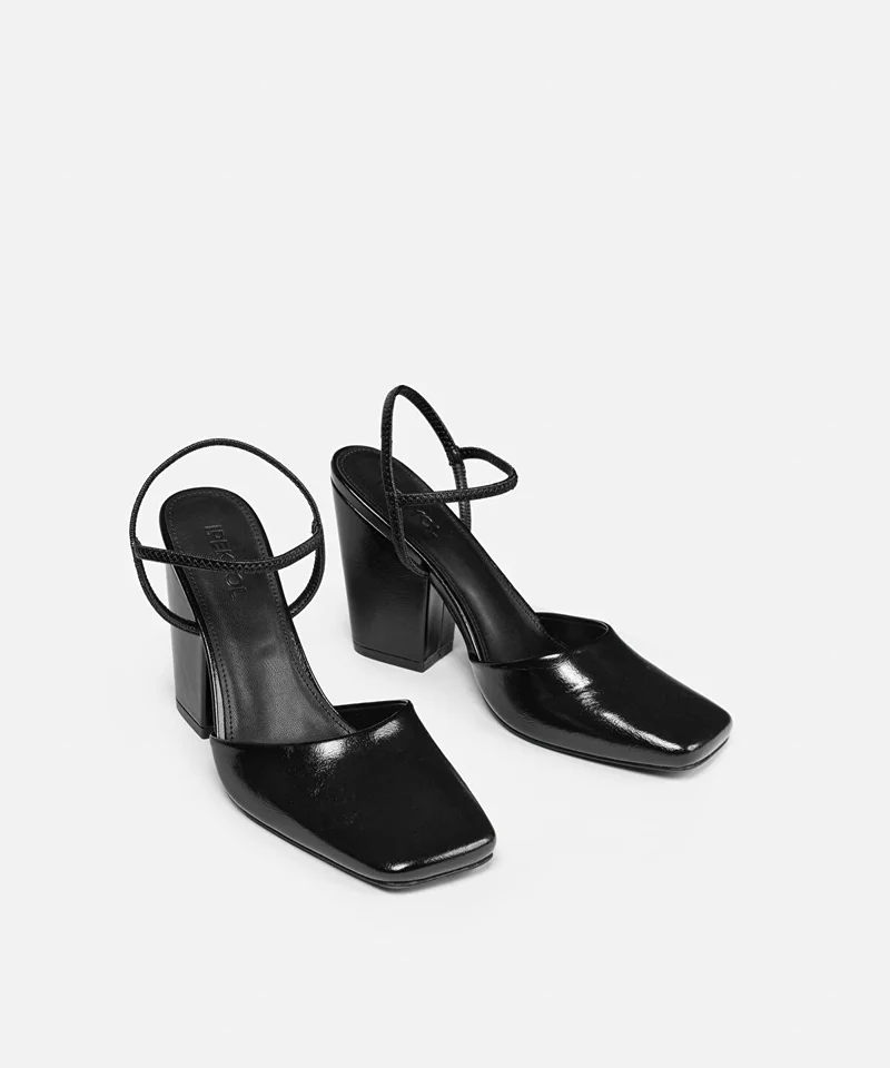 Ipekyol  Leather-Effect Shoes with Block Heels for Women | Best Price UAE