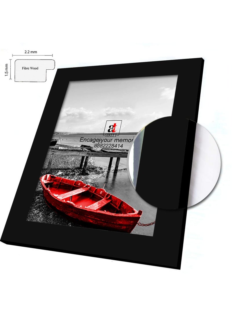 Art Street Art Street Wall Collage Photo Frame Timeline (Black, Set of 4 Wall Photo Frames)  - Image 3