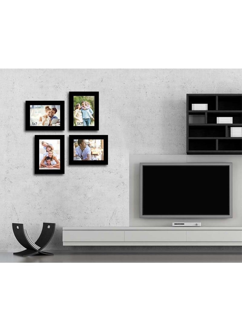 Art Street Art Street Wall Collage Photo Frame Timeline (Black, Set of 4 Wall Photo Frames)  - Image 2