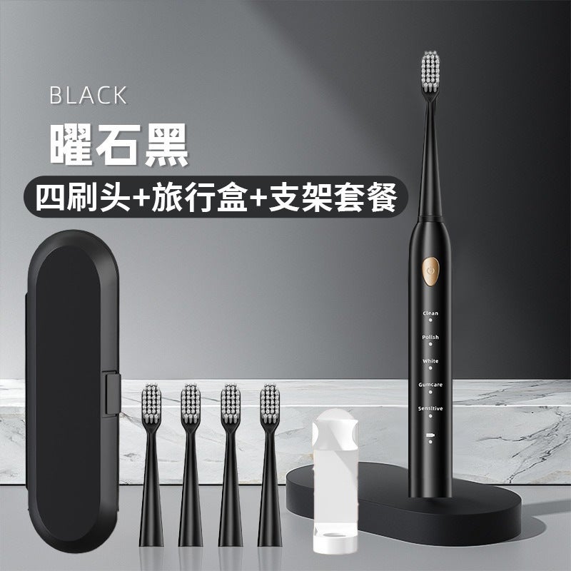 Factory Electric Toothbrush – Rechargeable Ultrasonic Soft Brush for Adults and Children - Image 1