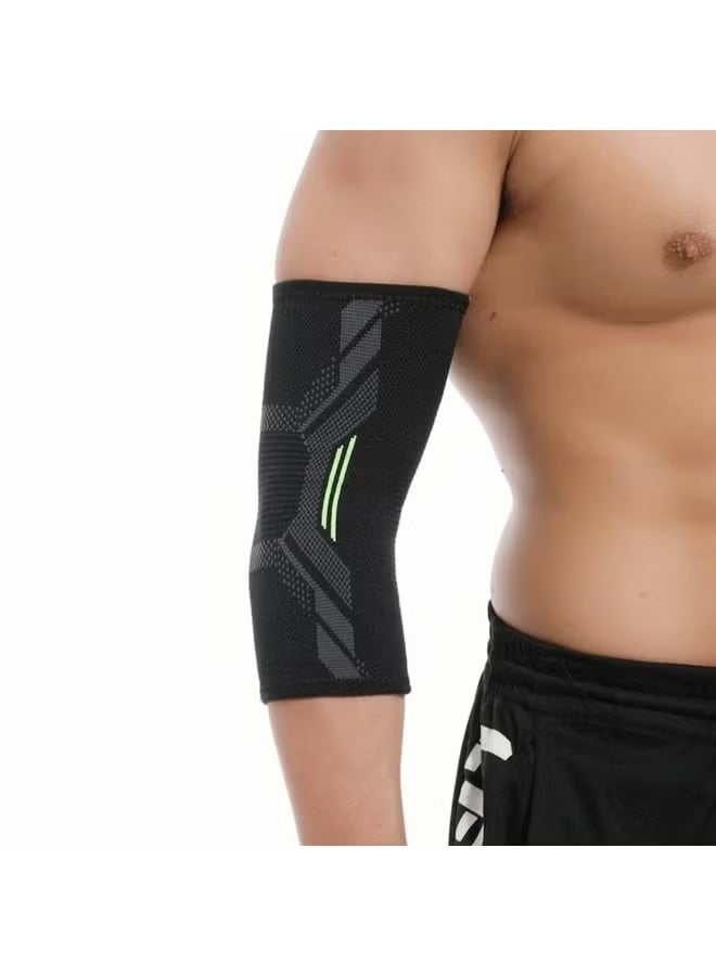 2 Pack Elbow Support Brace Compression Sleeves for Men Women and Kids, Arm Support for Tendonitis Tennis Elbow and Golfers Elbow, Sports Protection Pain Relief Elastic Elbow Support Pair