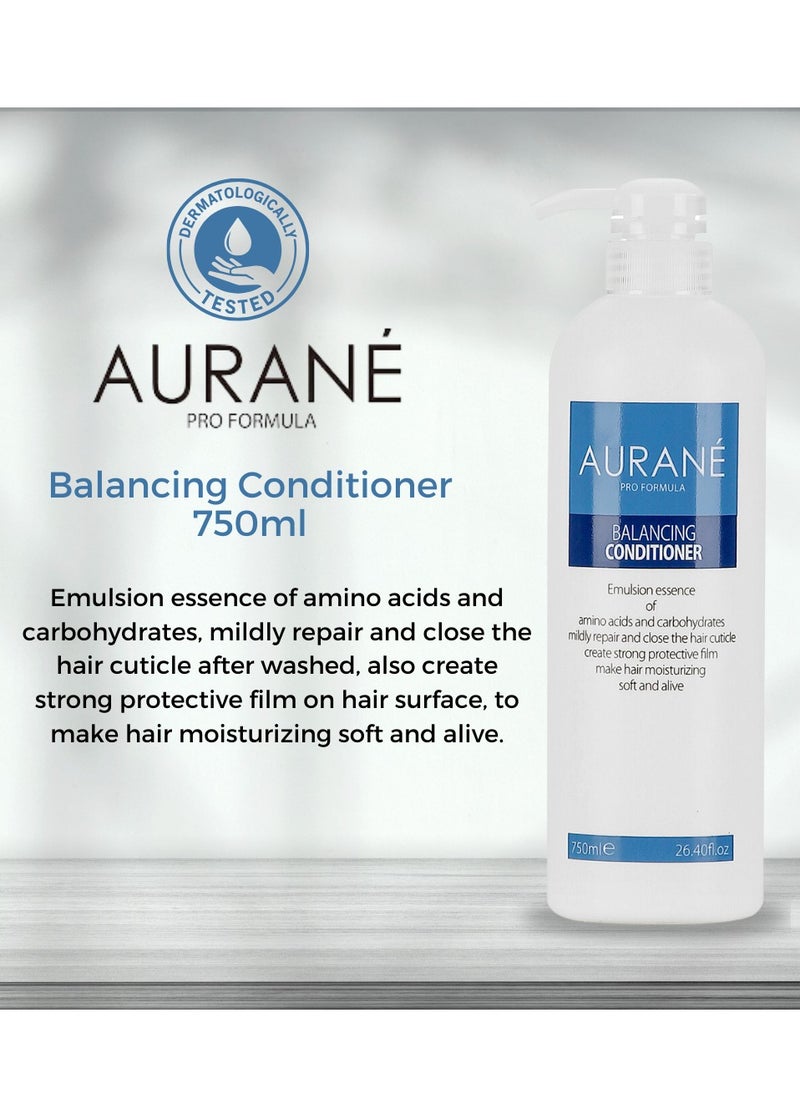 AURANE Balancing Conditioner 750ML - Hydrating, Repairing, and Strengthening Conditioner for Dry, Damaged, Oily, and Color-Treated Hair - Sulfate-Free, Paraben-Free - Nourishing Hair Care  - Image 2
