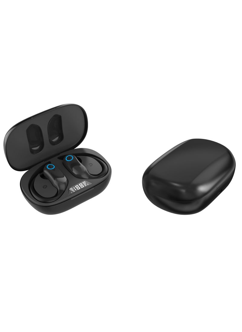 AROAQ - I26 Wireless TWS Earbuds 50 mAh Battery 20 Hours Playtime IPX7 Deep Waterproof 5.1 Chipset Faster And Reliable Connection Latest Digital Charging Display Handsfree - Image 1