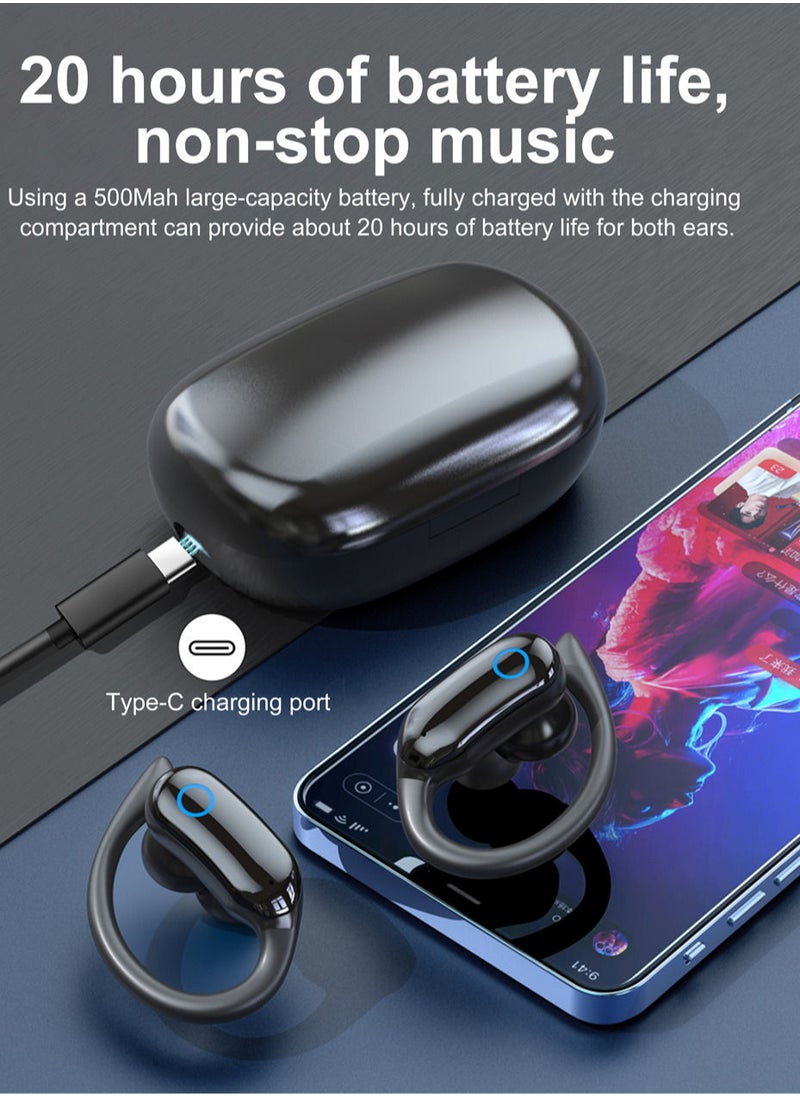 AROAQ - I26 Wireless TWS Earbuds 50 mAh Battery 20 Hours Playtime IPX7 Deep Waterproof 5.1 Chipset Faster And Reliable Connection Latest Digital Charging Display Handsfree - Image 1