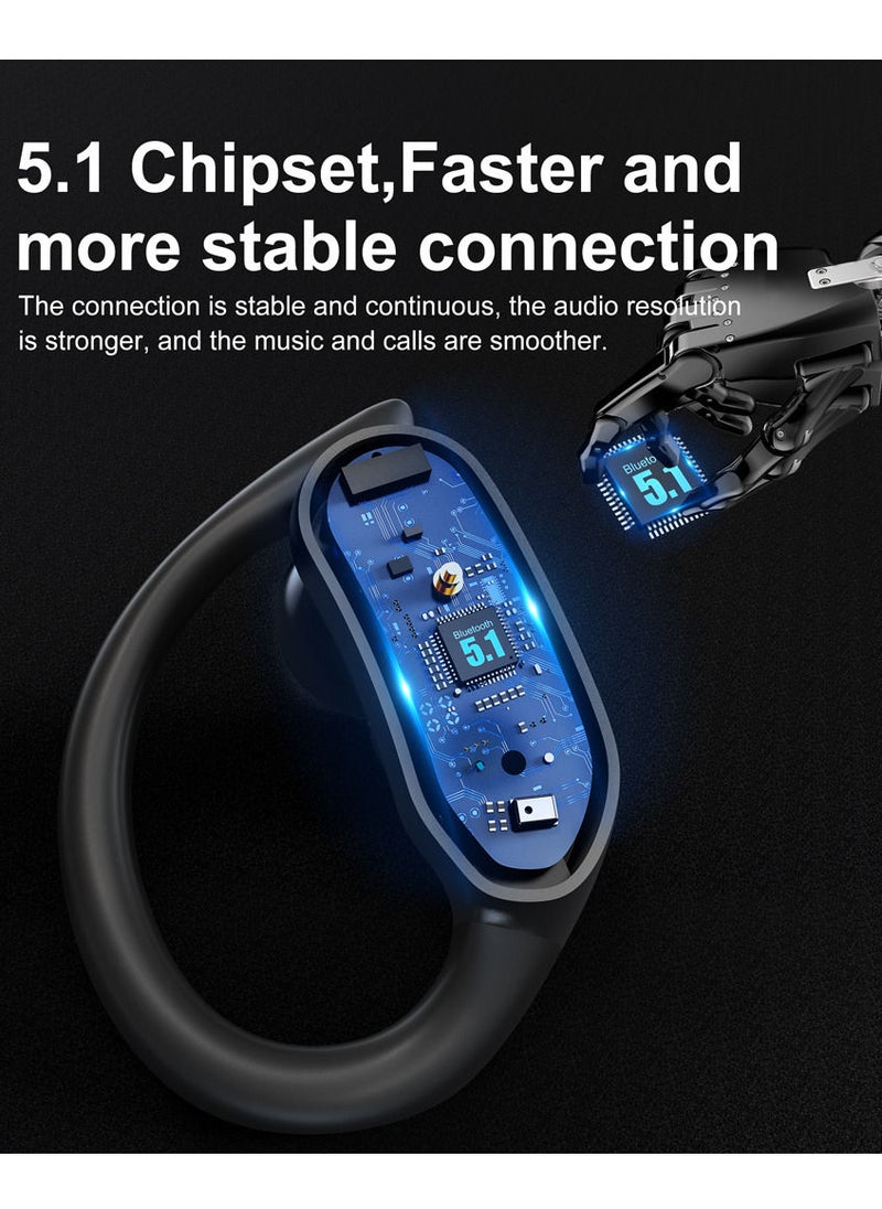 AROAQ - I26 Wireless TWS Earbuds 50 mAh Battery 20 Hours Playtime IPX7 Deep Waterproof 5.1 Chipset Faster And Reliable Connection Latest Digital Charging Display Handsfree - Image 1