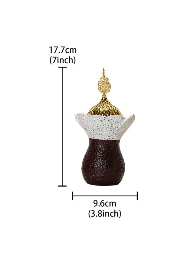 Resin Aroma Diffuser Handheld Incense Burner – Modern Cone Incense Sandalwood Holder Home Decor Gift - Image 4