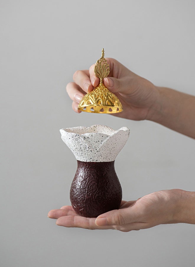 Resin Aroma Diffuser Handheld Incense Burner – Modern Cone Incense Sandalwood Holder Home Decor Gift - Image 5