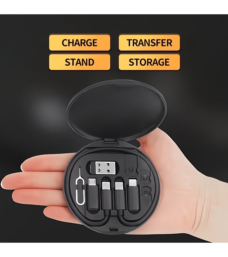 Pastel Pink 9 In 1 Multi Functional Fast Charging Kit 60W - Image 5
