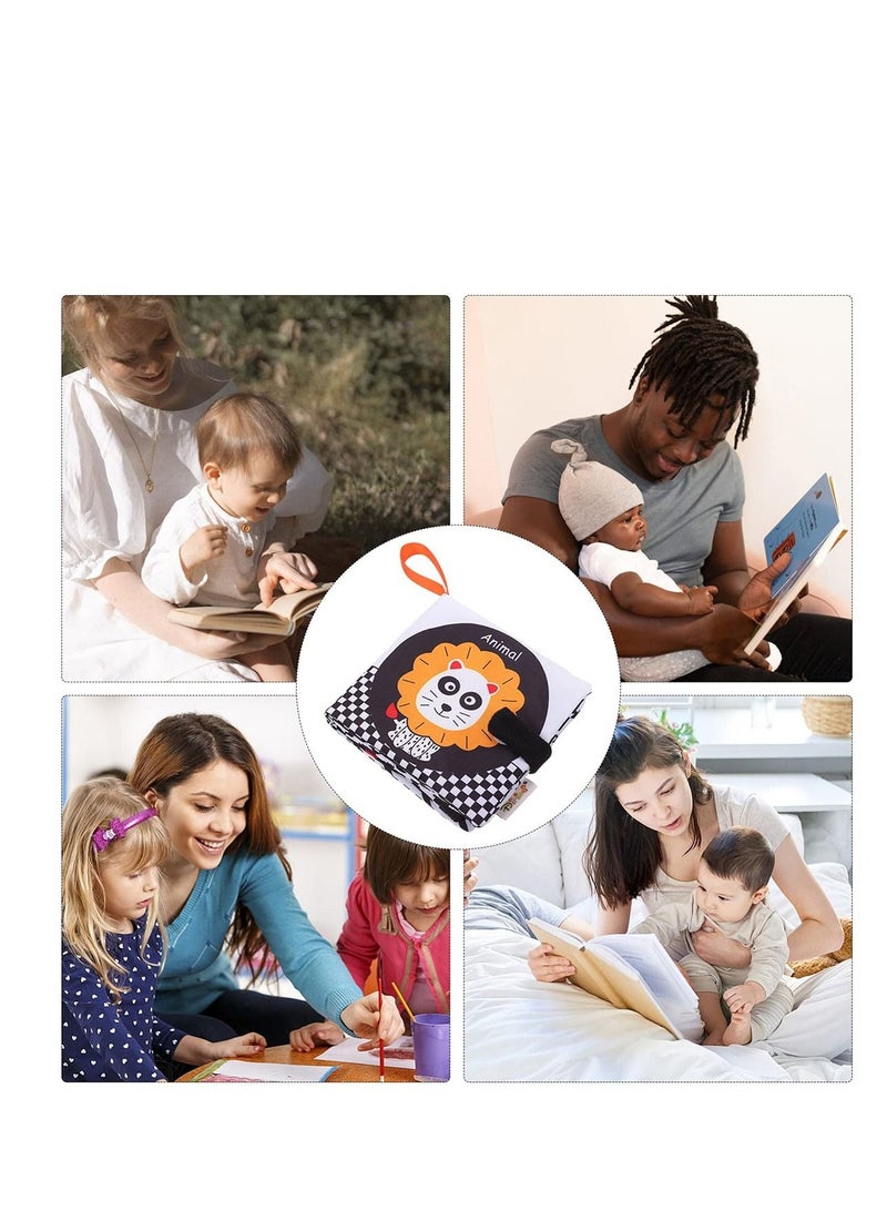Captaintech Soft Baby Cloth Books My First Bath Books Crinkle Fun Animal Baby Books Early Education Toys for Infant Toddler Kids Children - Image 2