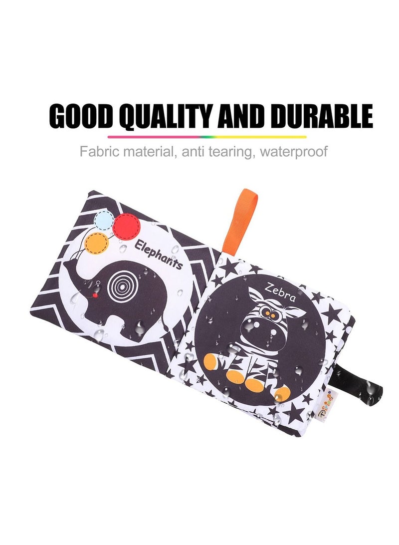 Captaintech Soft Baby Cloth Books My First Bath Books Crinkle Fun Animal Baby Books Early Education Toys for Infant Toddler Kids Children - Image 4