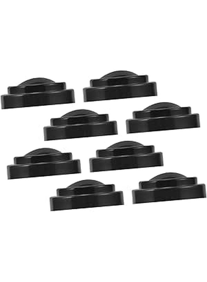 8 Pcs Plastic Flag Stand Base for Conference Table Easy Replacement Versatile Office Desk Holder - Image 1