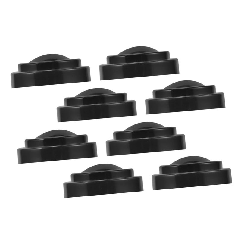 8 Pcs Plastic Flag Stand Base for Conference Table Easy Replacement Versatile Office Desk Holder - Image 2