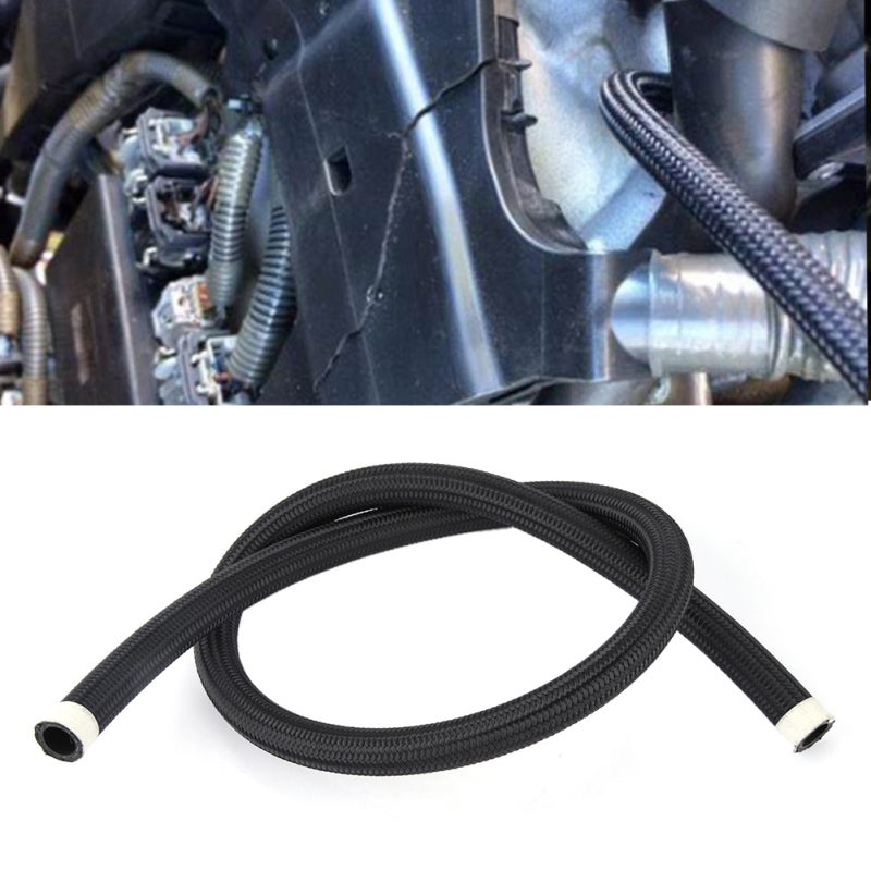 AN10 Braided Oil Hose Lightweight Flexible Fuel Line - High Temperature High Pressure Oil Line for Direct Replacement - Image 5