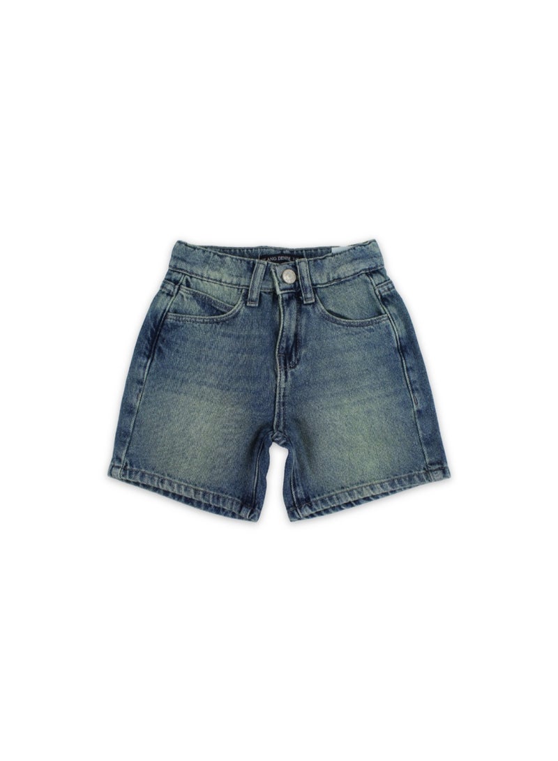 Solang Boys Cotton Denim Short - Image 1