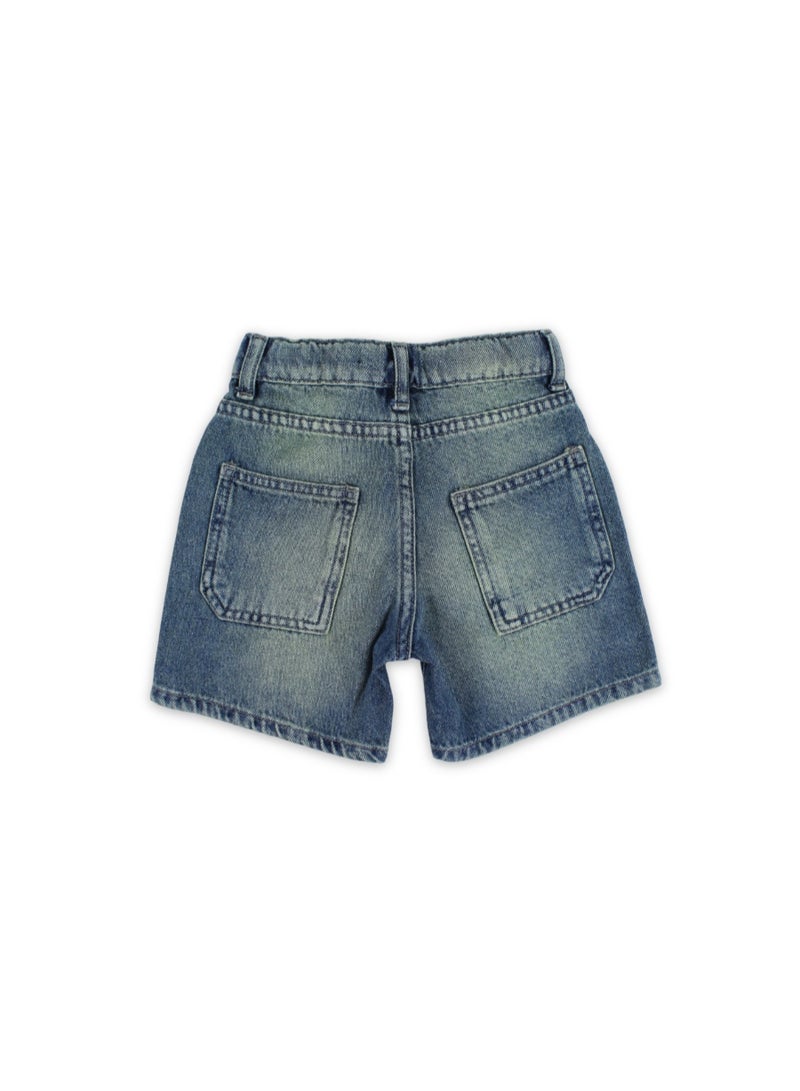 Solang Boys Cotton Denim Short - Image 2