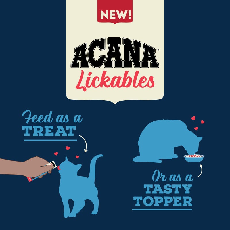 ACANA Lickables Cat Treats Variety Pack: .5oz Tubes (8 Count, 2 of Each) - Image 4