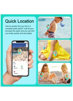 Generic 2 Pack Airtag Bracelet for Kids Waterproof Silicone Wristband Full Case Cover for Apple Airtag Holder Anti Lost Watch Band Hidden Accessories for Toddler Child Strap  - Image 2