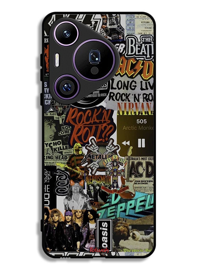 Tolwak Huawei Pura 70 Pro Protective Case Cover Long Live Rock N Roll - Image 1