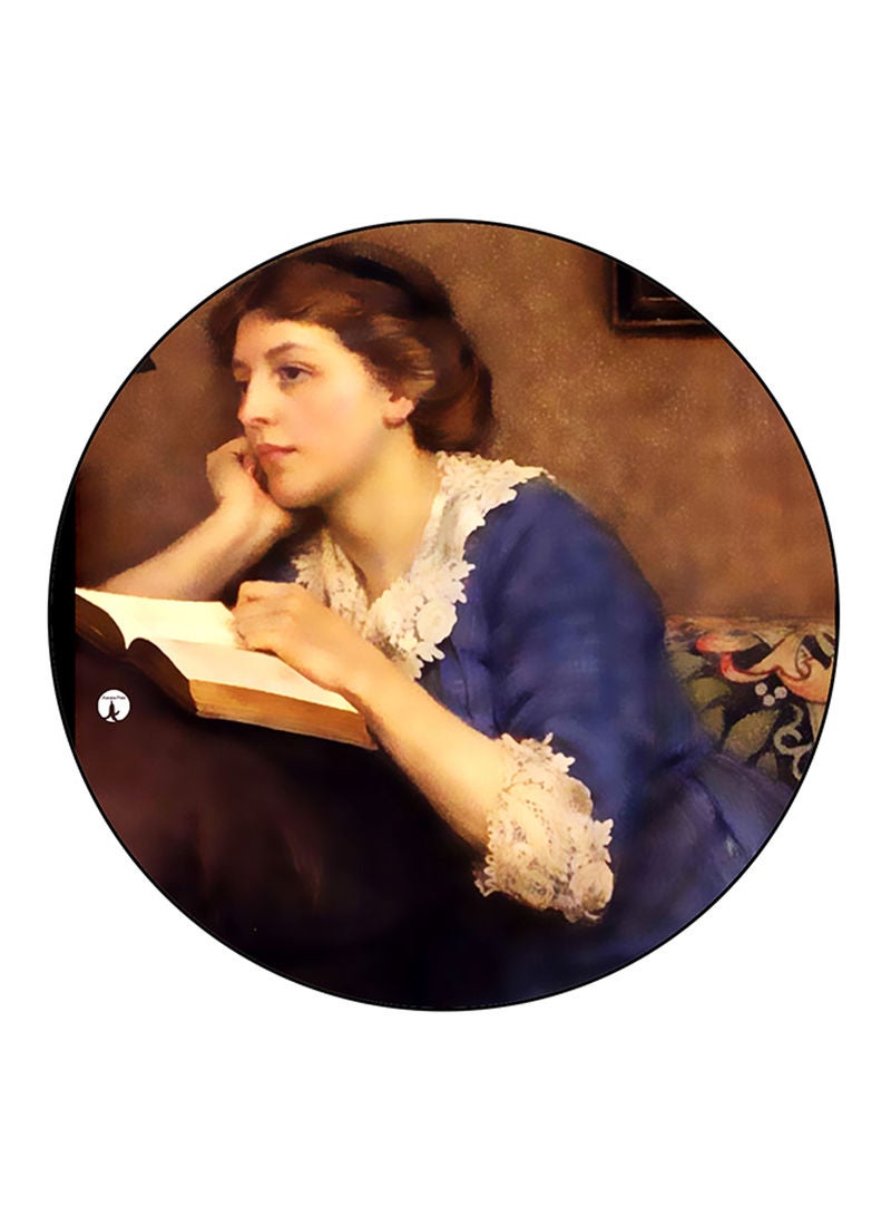 Vintage Art Printed Mouse Pad  Multicolour