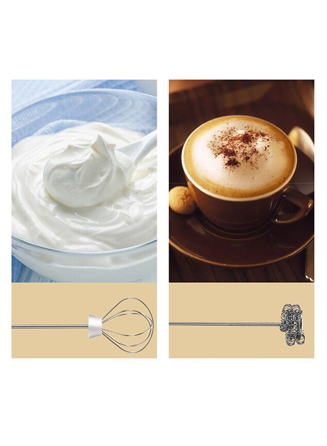 Bukela 1 Piece Milk Frother, Automatic Milk Frother, Rechargeable, Electric Frother, Milk Frother Handheld Frother, Drink Blender with Stainless Steel Beater, 3 Speed ​​Adjustable Frother Blender (Black) - Image 5