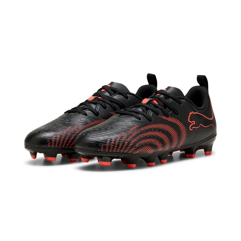 PUMA FUTURE 9 PLAY FG/AG Unisex Black Football Boots Youth - Image 2
