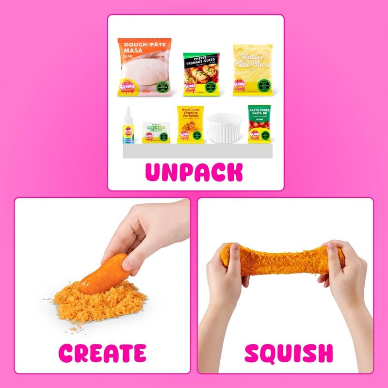 ZURU Slime Mart Dessert Small Shopping Bag – Mozzarella Cheese Stick, Series 2 - Image 4