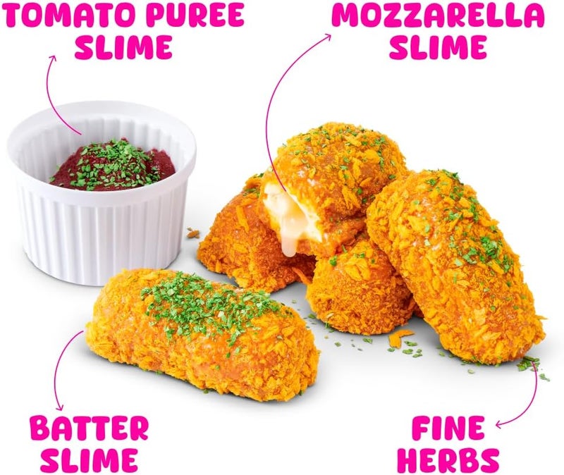 ZURU Slime Mart Dessert Small Shopping Bag – Mozzarella Cheese Stick, Series 2 - Image 3