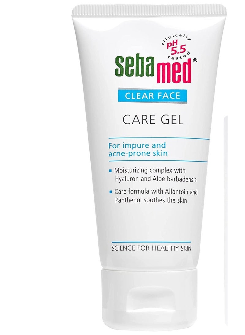 Sebamed Clear Face Care Gel, 50ml & SebaMed SPF 30 Lip Defense Stick, 4.8g - Image 2