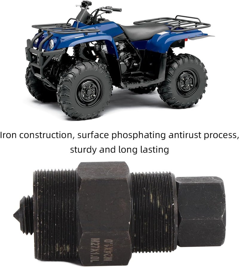 Land transit & shipment compatible SIXRUN Magneto Flywheel Puller Tool, Double Head 24mm 27mm Iron Phosphating, for GY6 50 125 Scooter ATV Dirt Bike, Efficient Removal and Sturdy Design Adjustable build Room to room portable Care processed raw material Cross part assemble fit All territory compatible build Globally popular universal design Popular trusted craftsmanship Gulf standard sizing alternatives Local supply chain stock Smooth joint Stackable design Big & small space compatible Moisture wear upgraded quality Carefully engineered build Seasonal & permanent compatible Ready-to-ship local stock Flexible trendy construction Global sizing options Fine polished finish Precision processed material Repeated use friendly design Classic practical design Ready post purchase fulfill All storage space compatible - Image 3